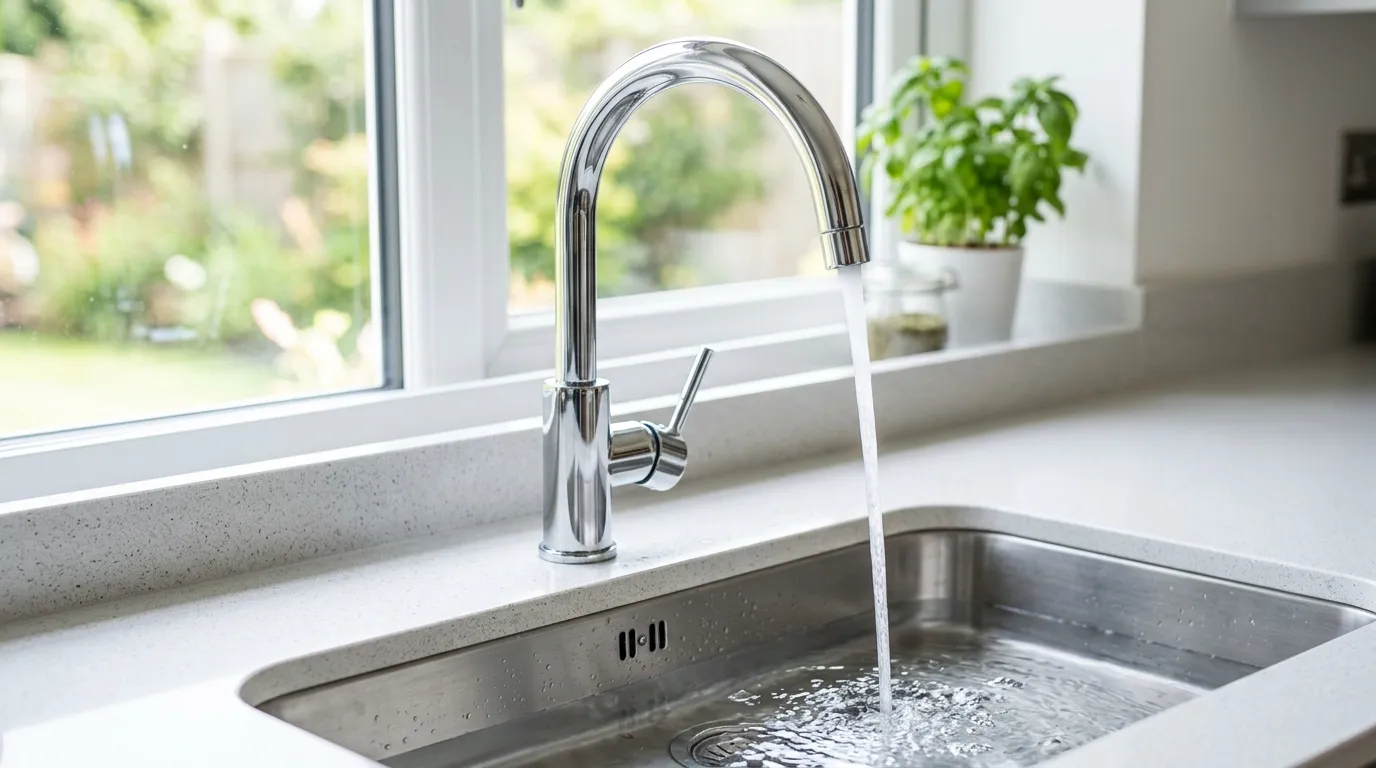 Local Plumbing Master Pros same day plumber fixing a faucet in Como, WI